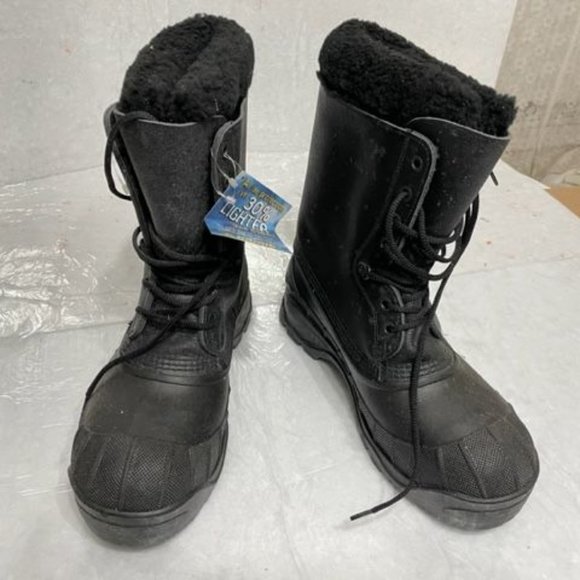 KAMIK Industrial Safety Toe Insulated Waterproof Black Work Boots Size 10 main image 4